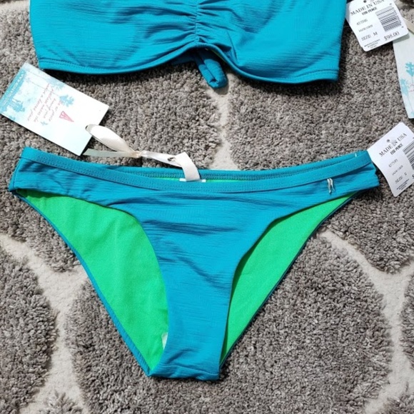 NWT Eco Peace Fishnet Bandeau Bikini - Picture 5 of 8